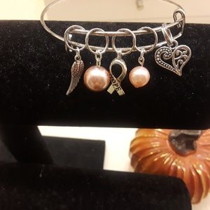 "cancer awareness"  bracelet